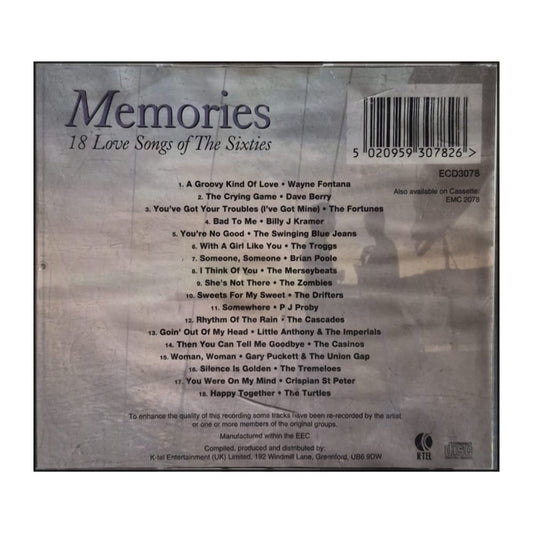 Memories: 18 Love Songs Of The Sixties