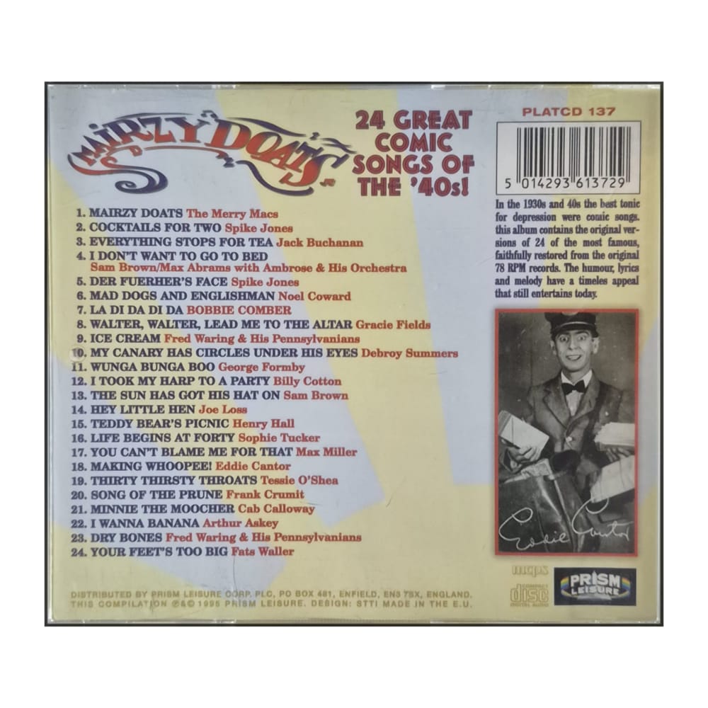 Mairzy Doats: 24 Great Comic Songs Of The 1940S