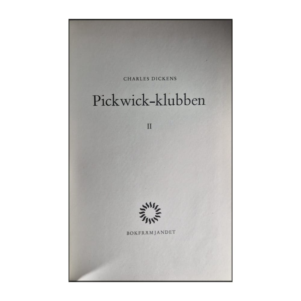Charles Dickens: Pickwick-Klubben 2