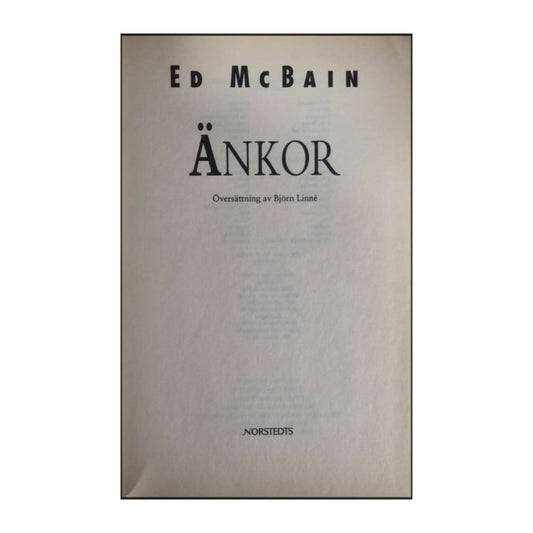 Ed Mcbain: Änkor