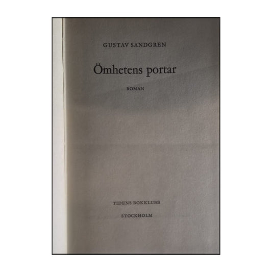 Gustav Sandgren: Ömhetens Portar