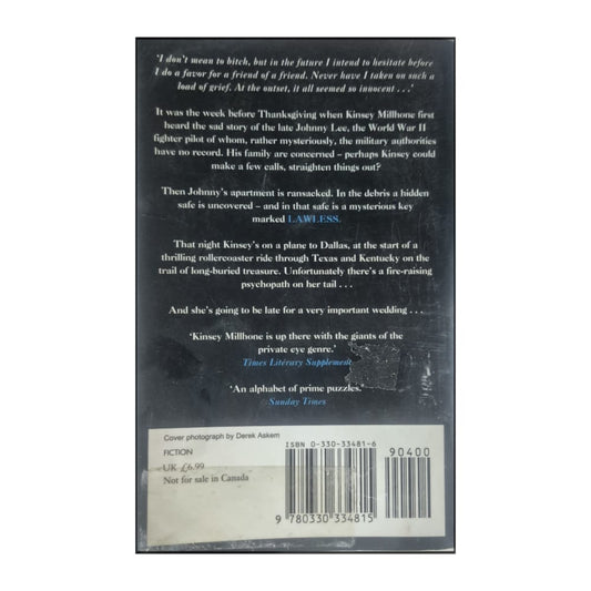Sue Grafton: "L" Is For Lawless