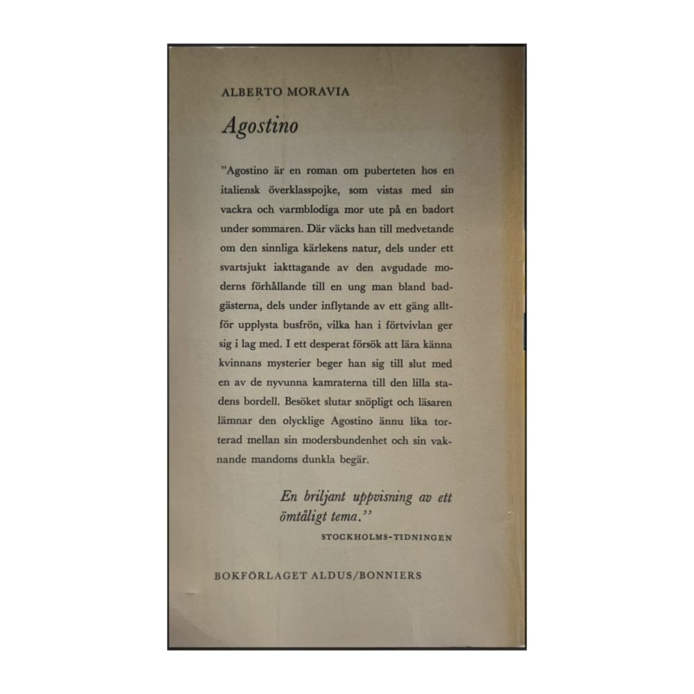 Alberto Moravia: Agostino