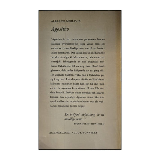 Alberto Moravia: Agostino
