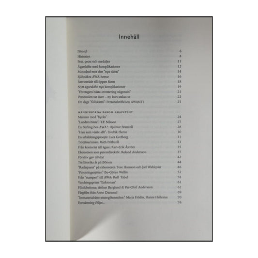 Awapatent 100 Years Vår Jubileumsbok