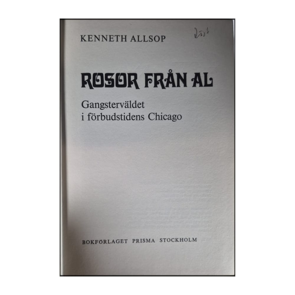 Kenneth Allsop: Rosor Från Al
