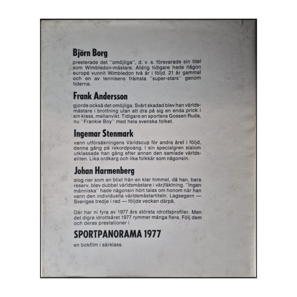 Sportpanorama 1977