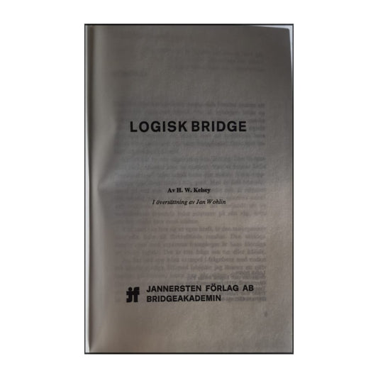 H. W. Kelsey: Logisk Bridge