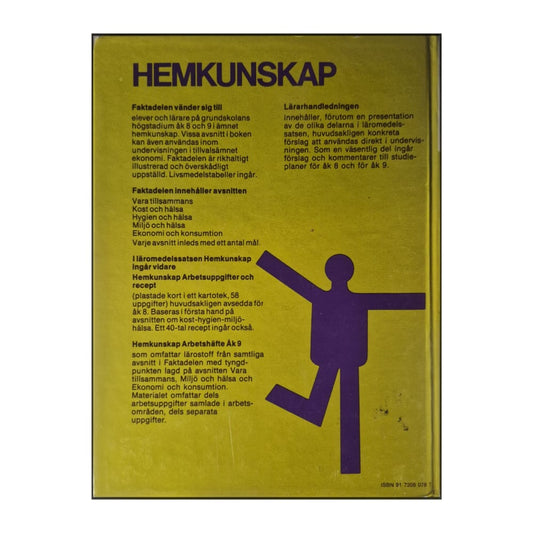 Hemkunskap Faktadelen Åk 8-9