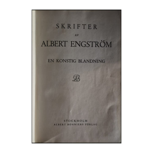 Albert Engström: En Konstig Blandning