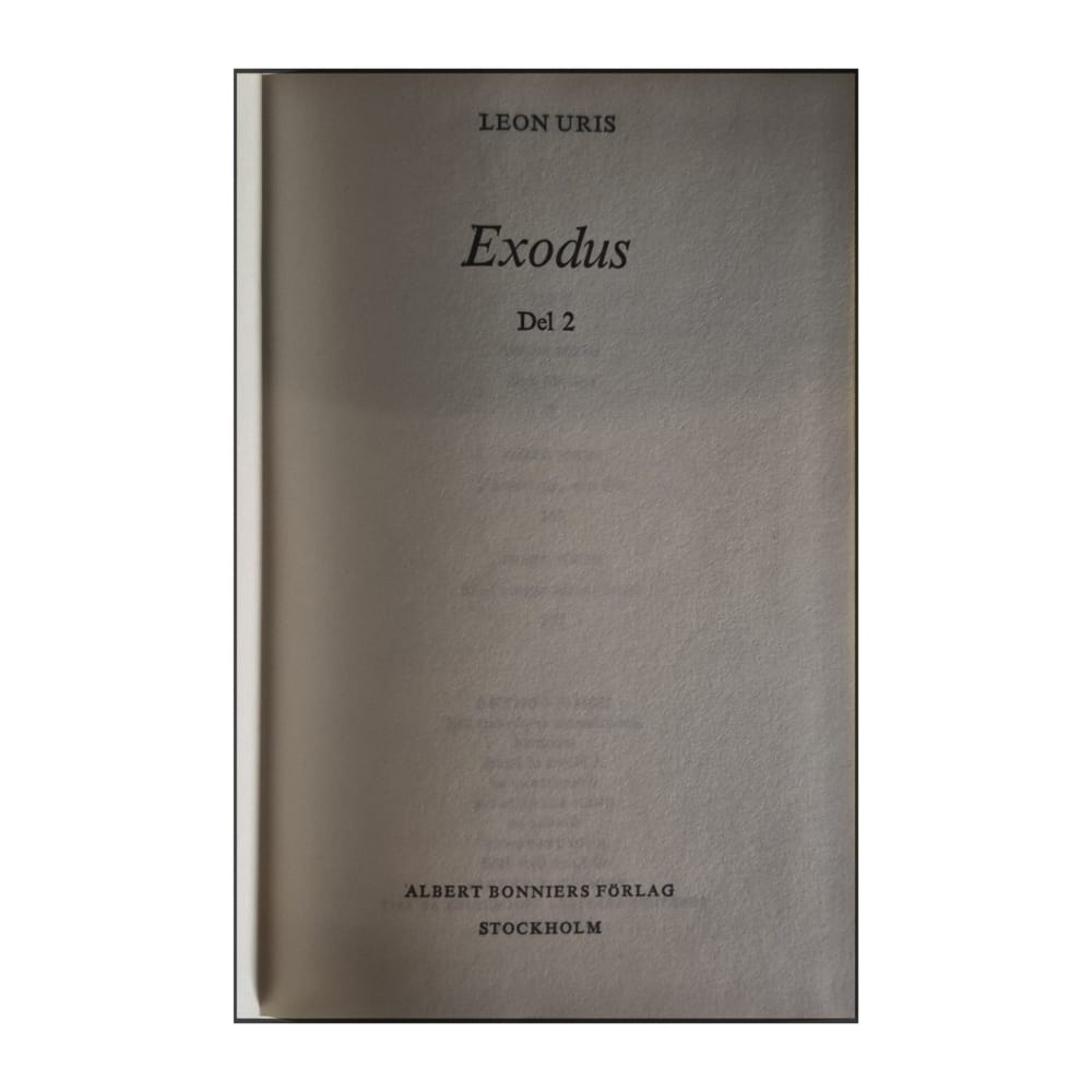 Leon Uris: Exodus 2