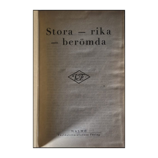 Einar Nylén: Stora Rika Berömda