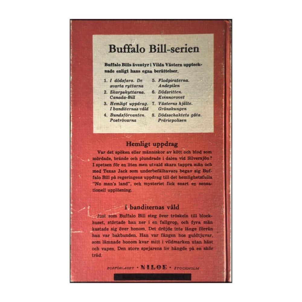 Buffalo Bill: Hemligt Uppdrag