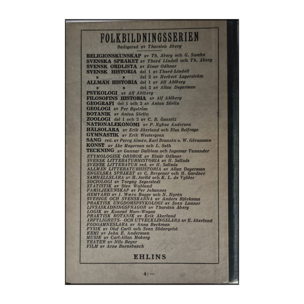 Erik Åkerlund & Elsa Belfrage: Hälsolära