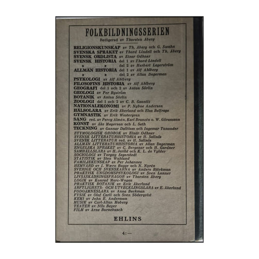 Erik Åkerlund & Elsa Belfrage: Hälsolära