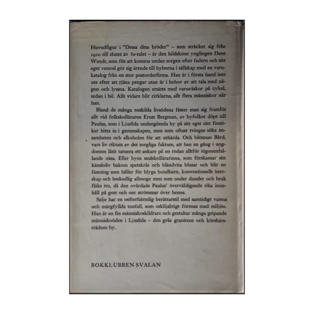 Sven Edvin Salje: Dessa Dina Bröder