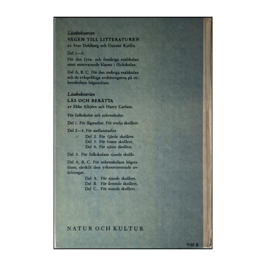 Vägen Till Litteraturen B