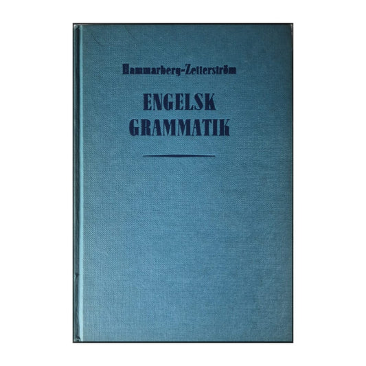 Hammarberg-Zetterström: Engelsk Grammatik