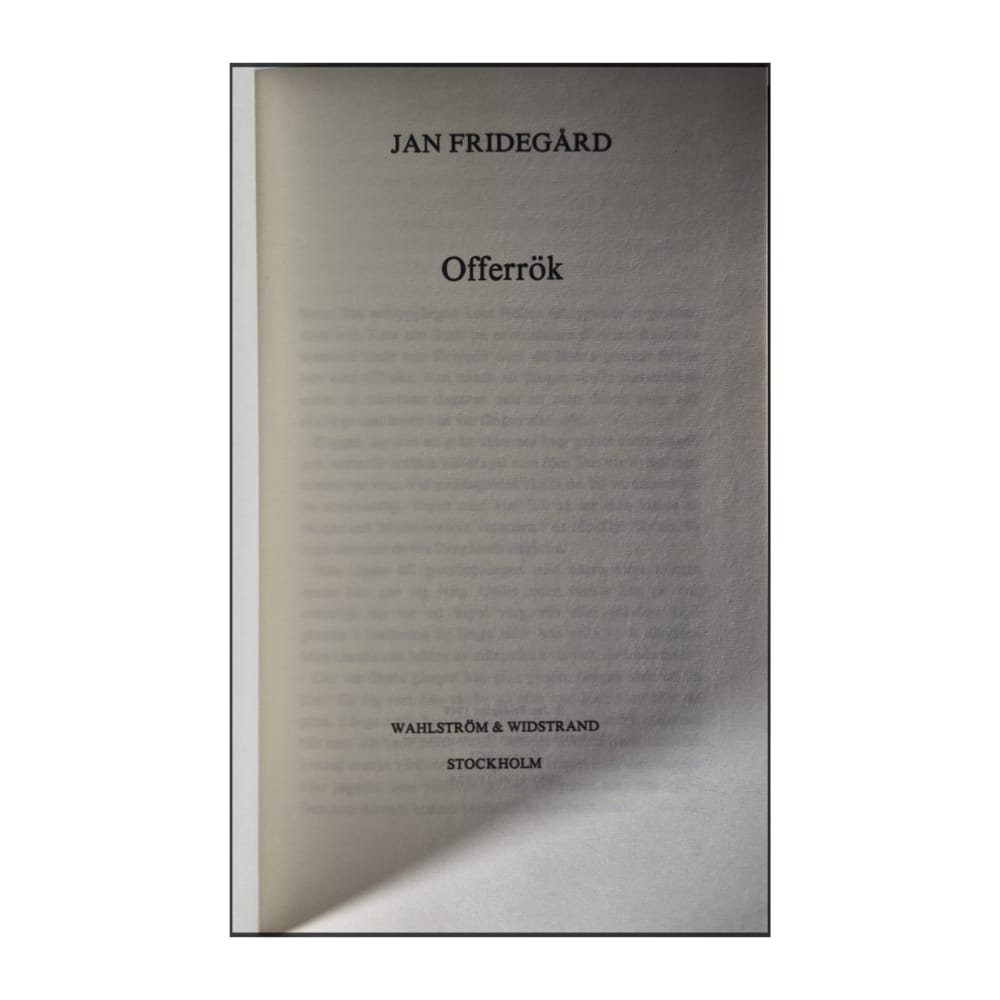 Jan Fridegård: Offerrök