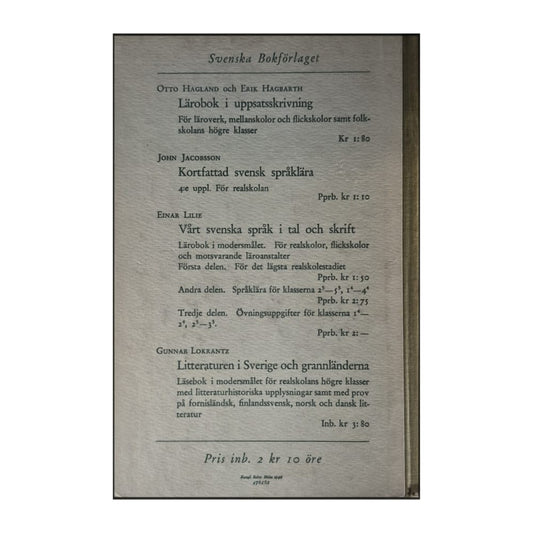 Carita Hassler-Göransson & Karl Rencke: Rättskrivningslära