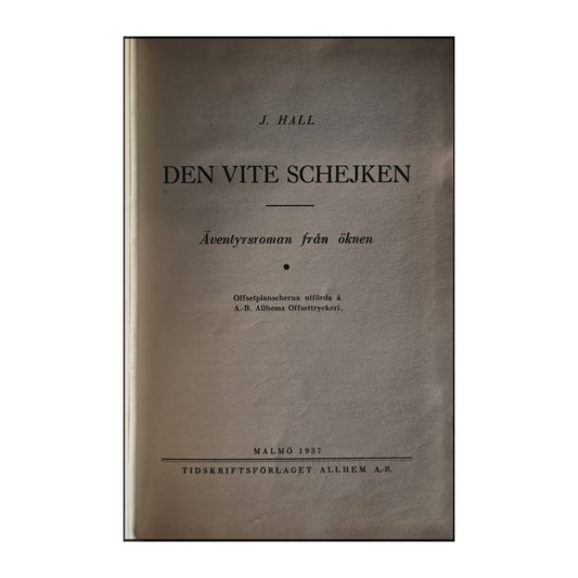 J. Hall: Den Vite Schejken