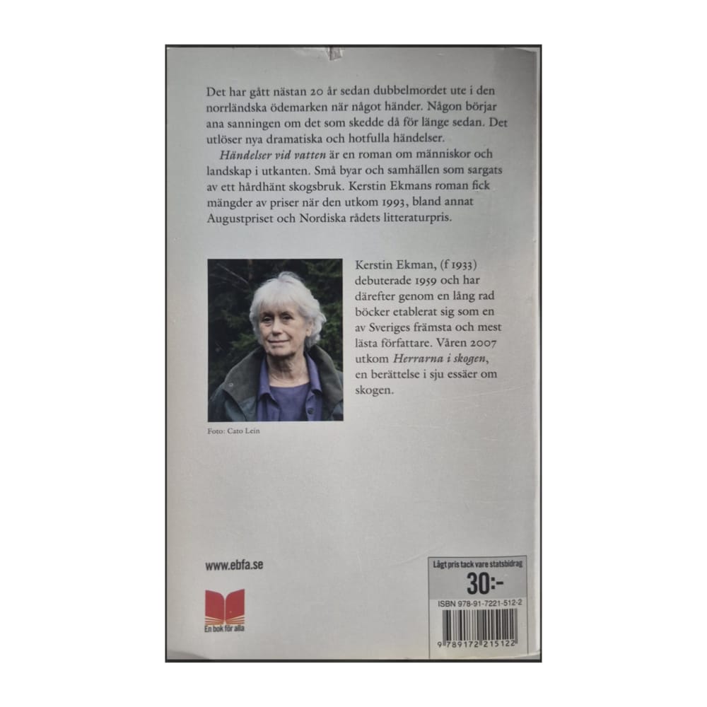 Kerstin Ekman: Händelser Vid Vatten