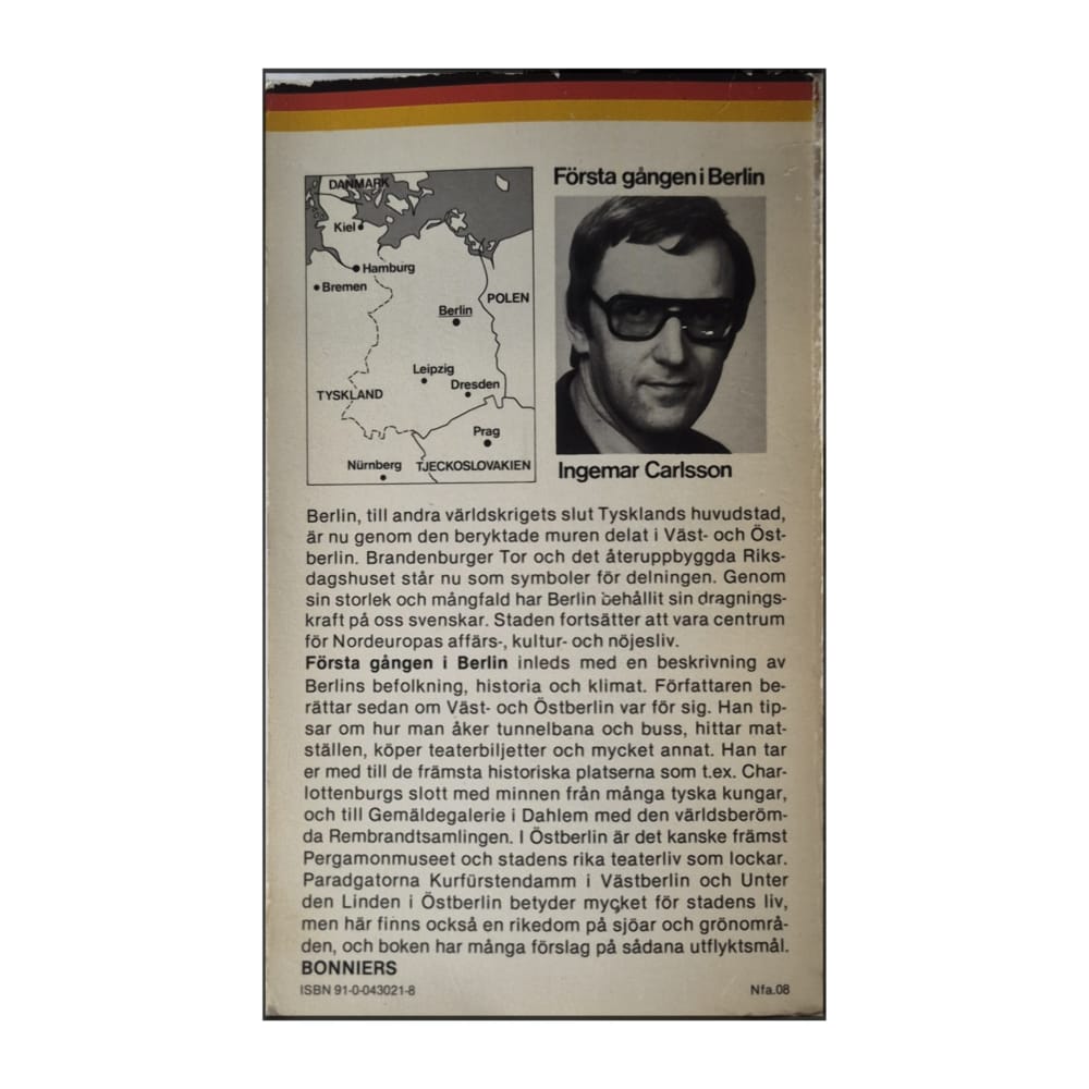 Ingemar Carlsson: Första Gången I Berlin