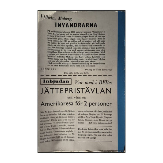 Vilhelm Moberg: Invandrarna