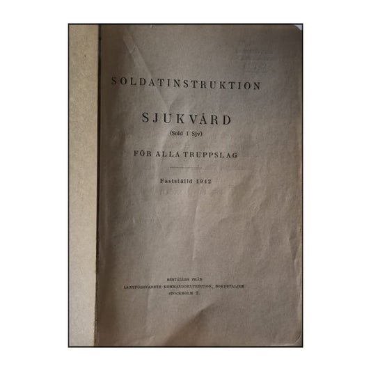 Soldatinstruktion Sjukvård Sold I Sjv