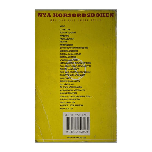 Åke Ohlmarks: Nya Korsordsboken