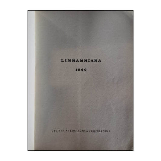 Limhamniana 1960