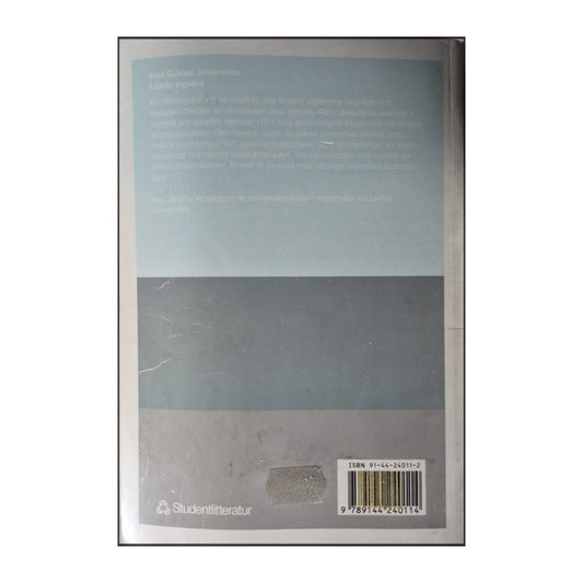 Karl Gustav Andersson: Lineär Algebra Övningshäfte