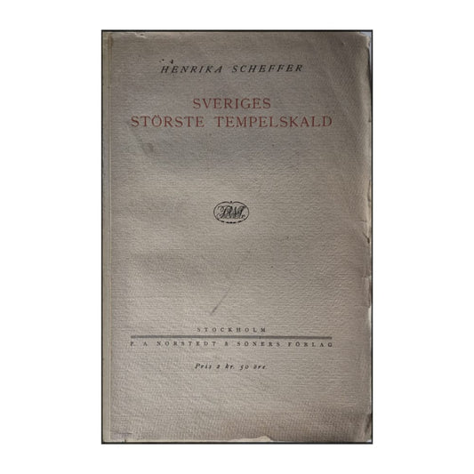 Henrika Scheffer: Sveriges Störste Tempelskald
