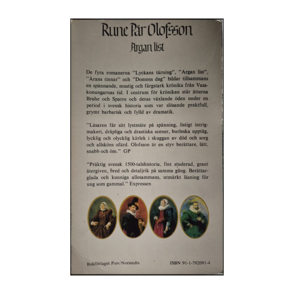 Rune Pär Olofsson: Argan List