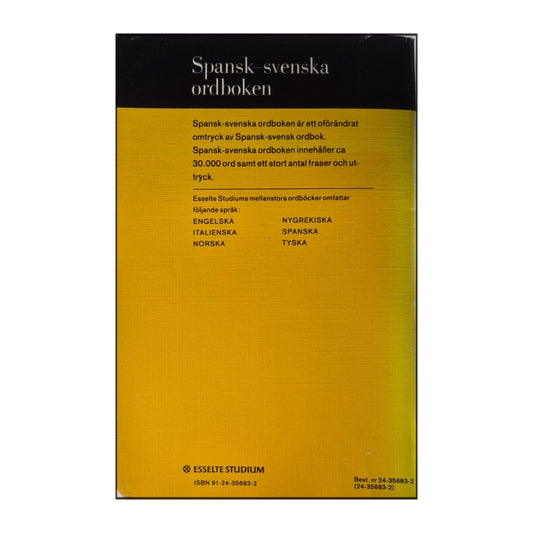 Alfred Åkerlund Spansk-Svenska Ordboken