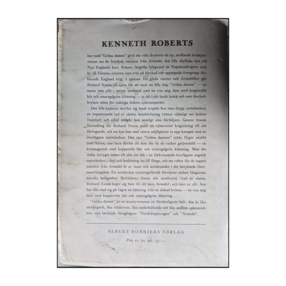 Kenneth Roberts: Gröna Damen