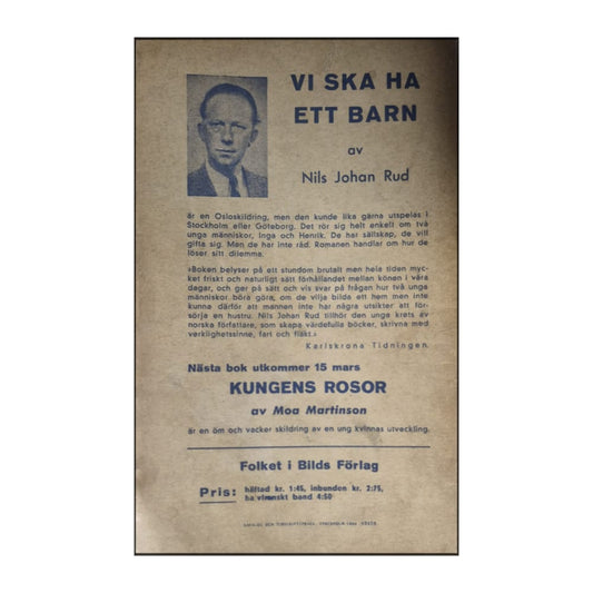 Nils Johan Rud: Vi Ska Ha Ett Barn