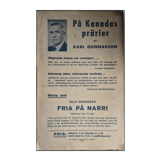 Karl Gunnarson: På Kanadas Prärier