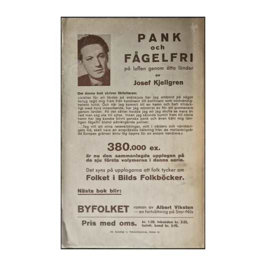Josef Kjellgren: Pank Och Fågelfri