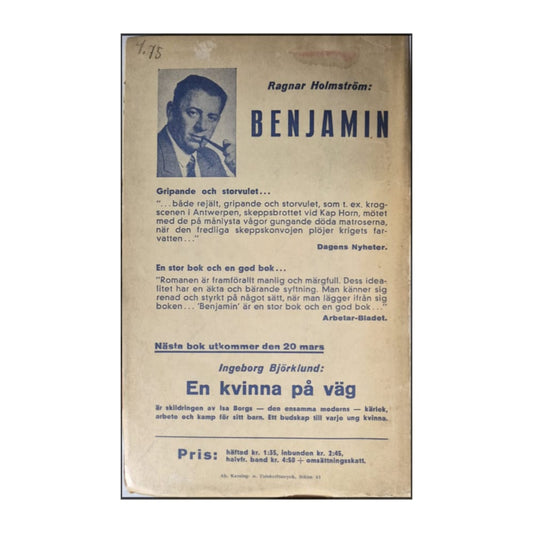 Ragnar Holmström: Benjamin