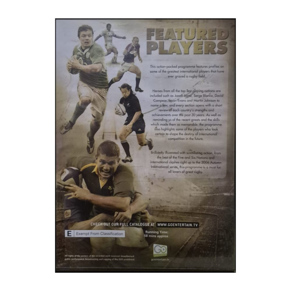 Rugby: Legends Of World Rugby