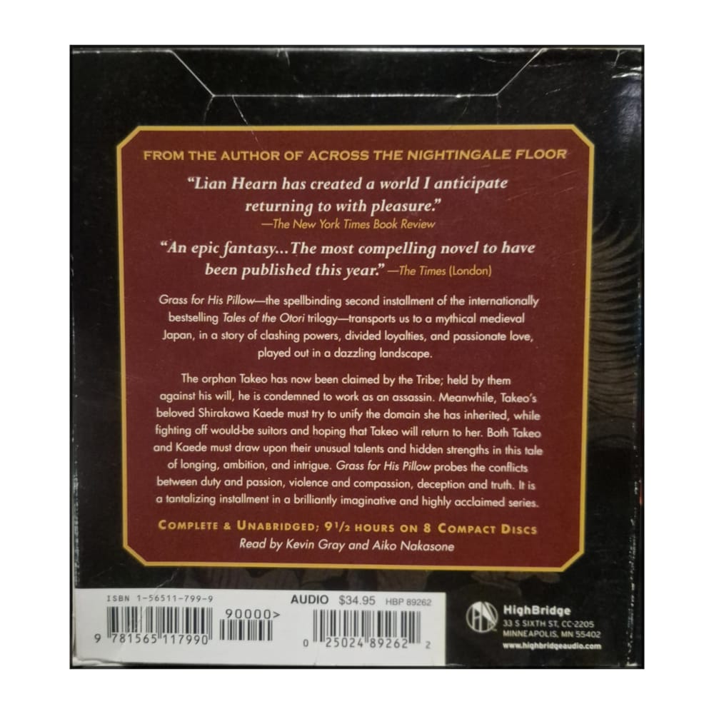 Lian Hearn: Grass For His Pillow