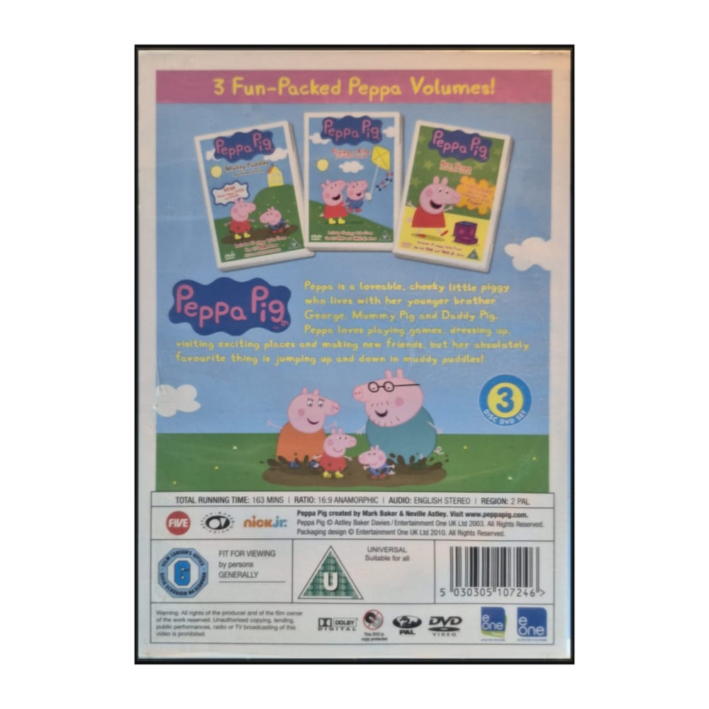 Peppa Pig: Muddy Puddles + Flying A Kite + New Shoes