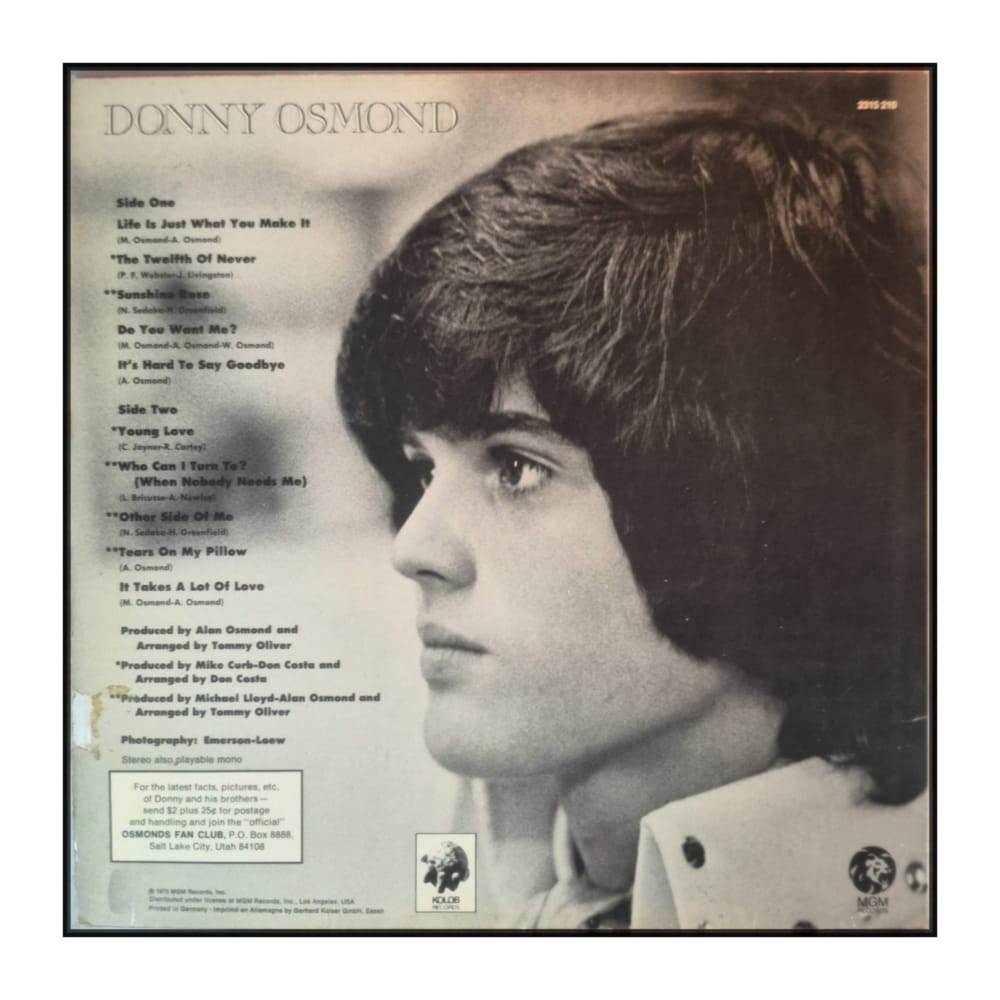 Donny Osmond: Alone Together