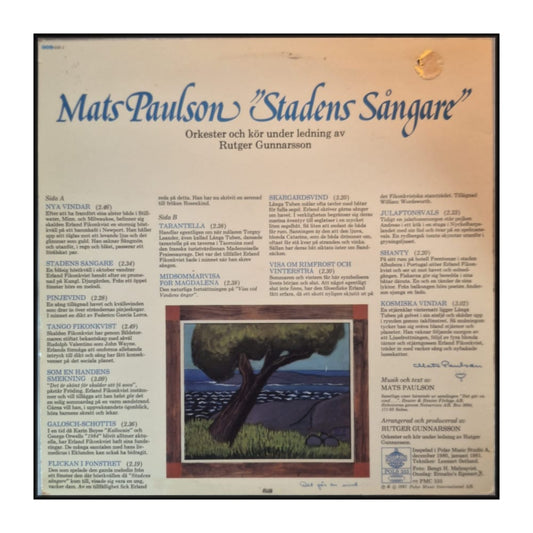Mats Paulson: Stadens Sångare