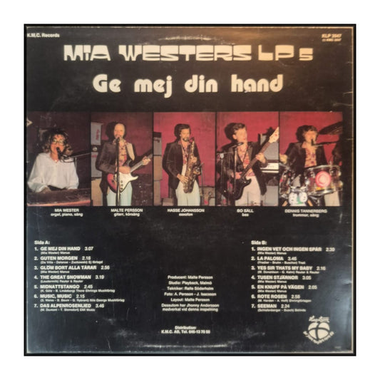 Mia Westers: Ge Mej Din Hand