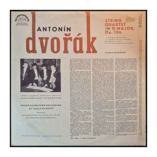 Antonín Dvořák: String Quartet In G Major Op. 106