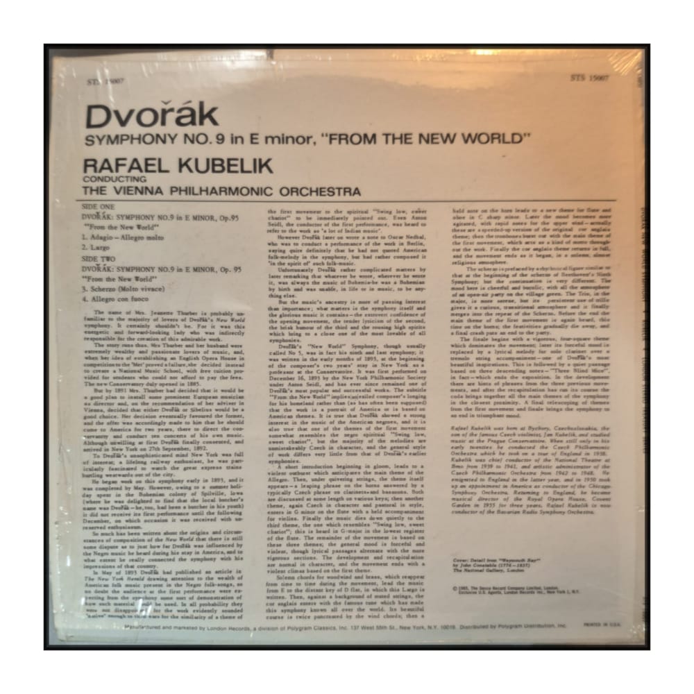 Vienna Philharmonic Orchestra & Kubelik: Dvořák: New World Symphony