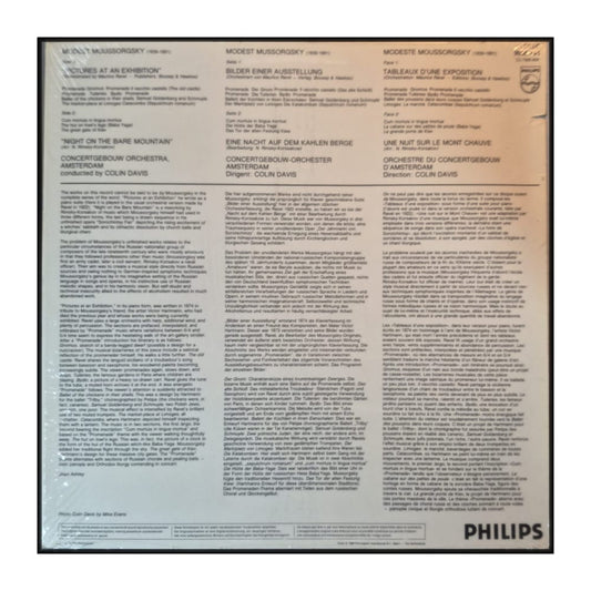 Concertgebouw Orchestra, Amsterdam & Colin Davis: Moussorgsky: Pictures At An Exhibition / Night On The Bare Mountain