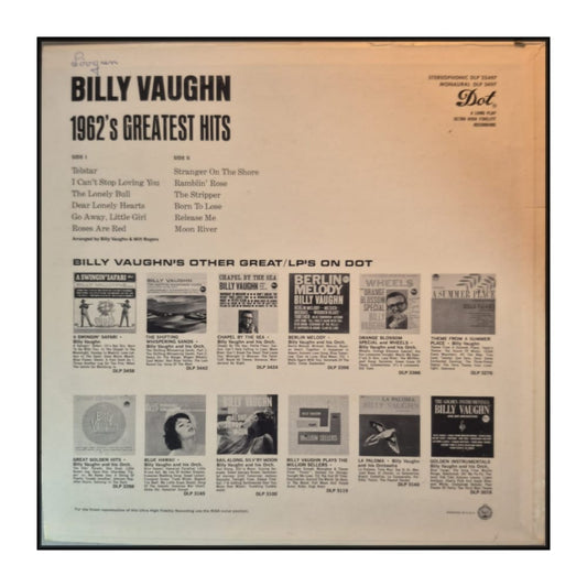 Billy Vaughn: 1962S Greatest Hits